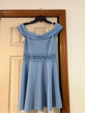 princess polly baby blue dress B. Darlin Dillards Party dress Homecoming size 3/4